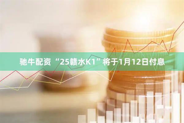 驰牛配资 “25赣水K1”将于1月12日付息